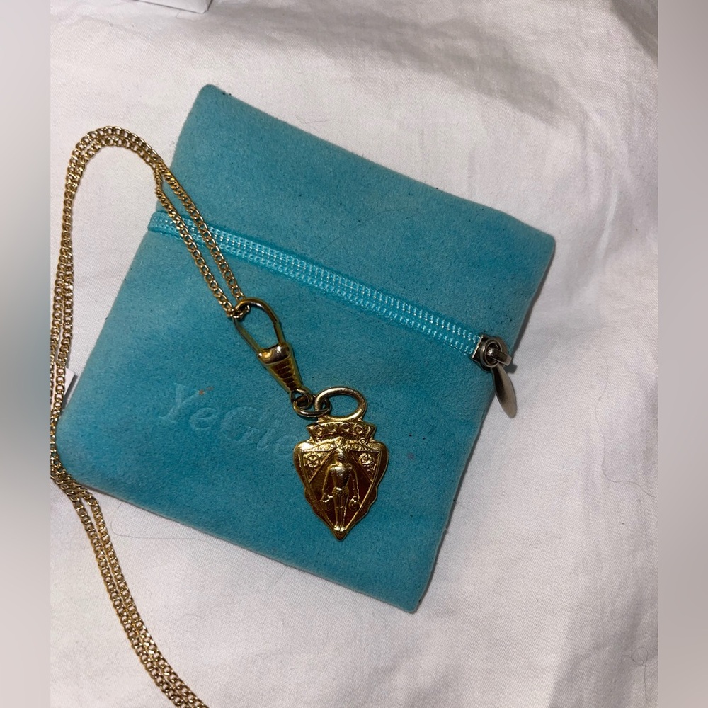 Vintage & Rare Gucci Zipper Charm Pendant Necklace
